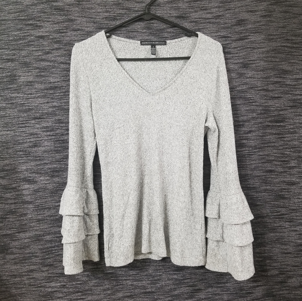 White House Black Market Grey Sweater